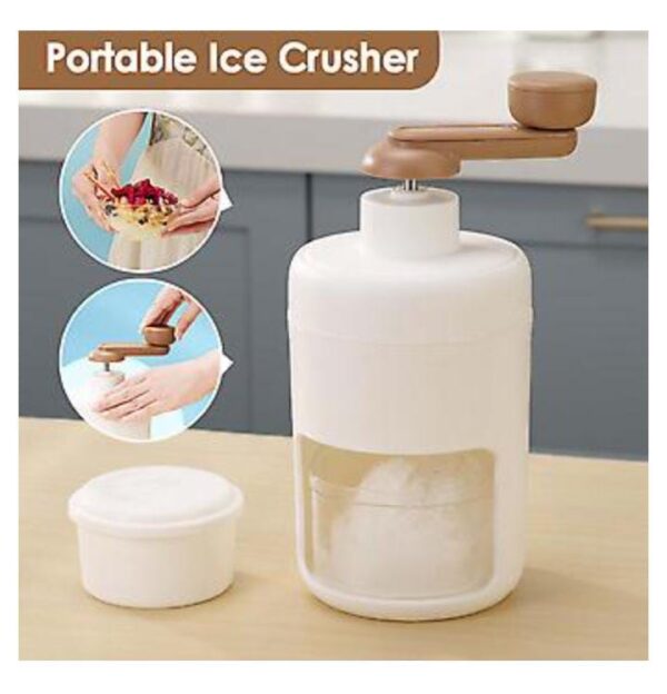 Manual Ice Crusher Machine Gola Maker For Home Easy To Use For Ladies