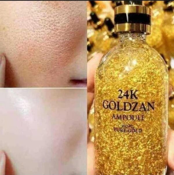 24K Goldzan Facial Serum Ampoule Pure Gold 99.9% Maison De Nature 100 Ml